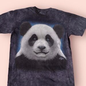 The Mountain Panda Tie Dye Graphic T-Shirt